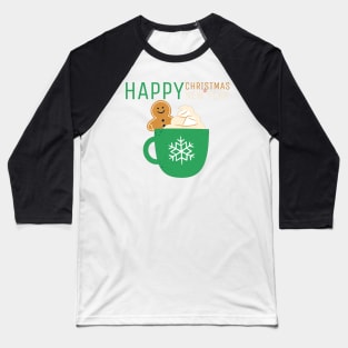 Happy Christmas & Happy New Year Baseball T-Shirt